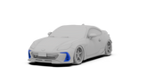 Subaru BRZ ZD8 2022 2023 2024 with Aftermarket Parts - "HIDROGAI" Front Bumper Vent Upper Valance Trim Carbon Fiber / FRP from Robot Craftsman